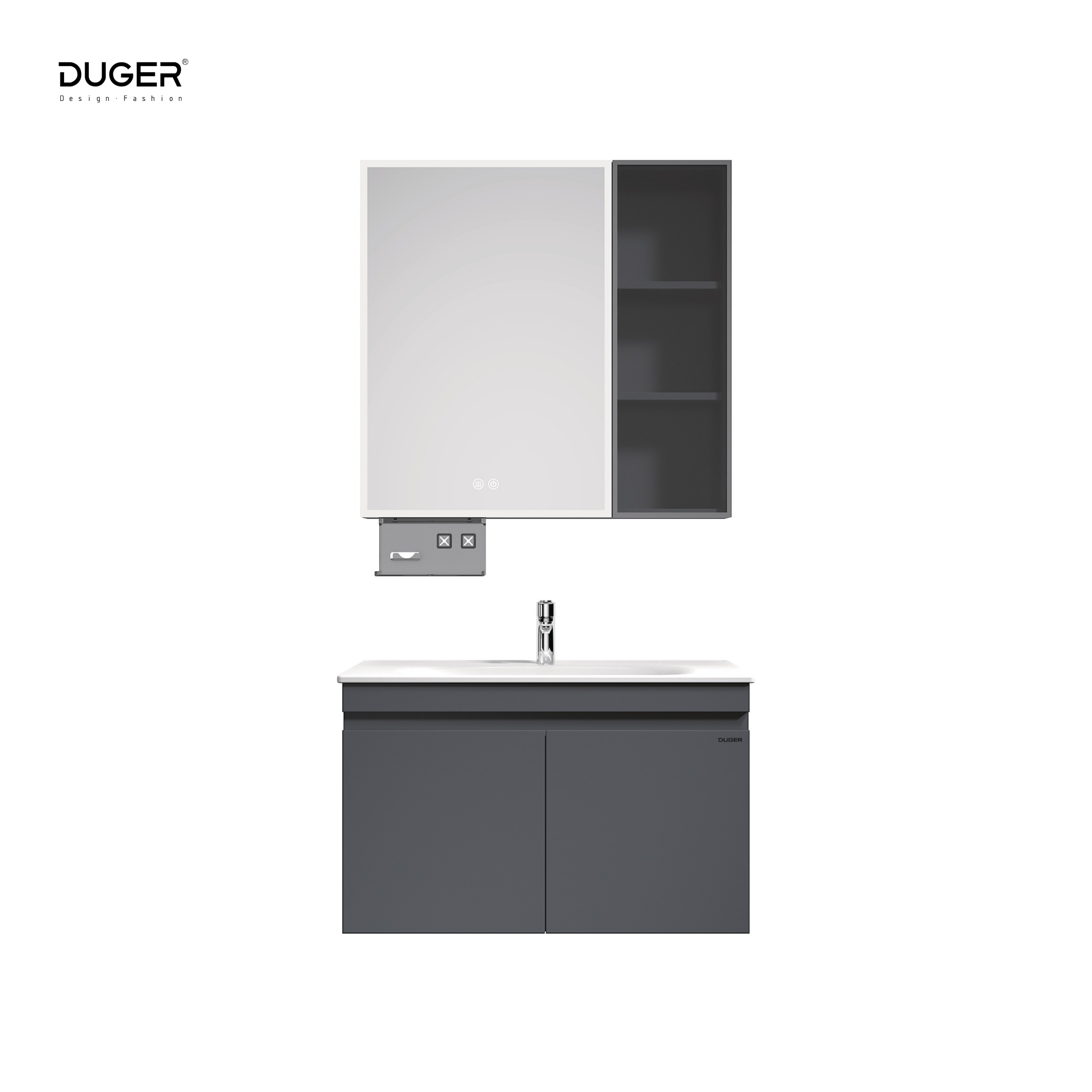 Bộ tủ phòng tắm inox Duger Heavy H36-800