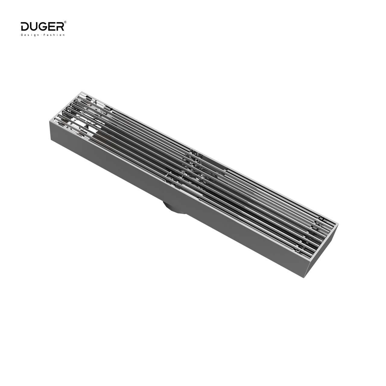 Thoát sàn chống mùi DUGER DRAIN D302-C 5,5x30CM